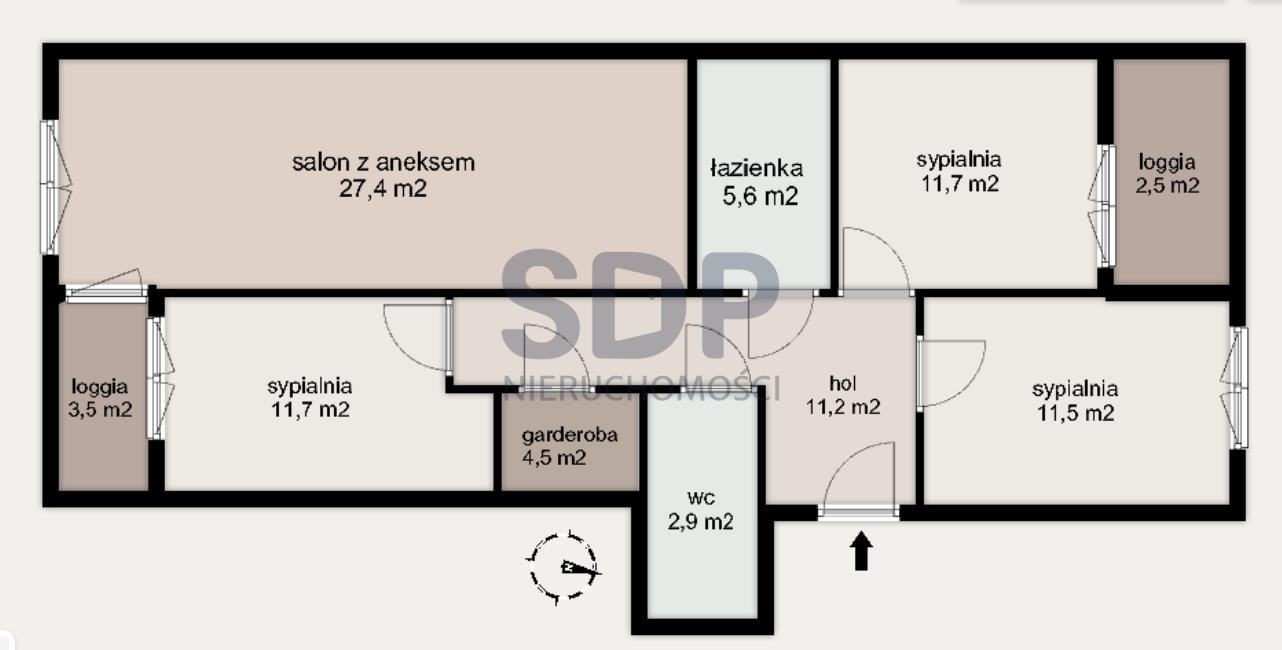 Mieszkanie czteropokojowe  na sprzedaż Wrocław, Śródmieście, Ołbin, Rychtalska  87m2 Foto 2