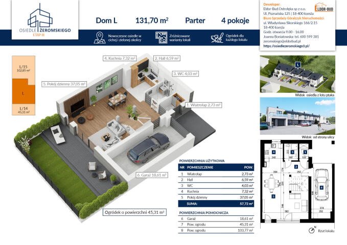 Dom na sprzedaż Ostrołęka, Stefana Żeromskiego  132m2 Foto 2