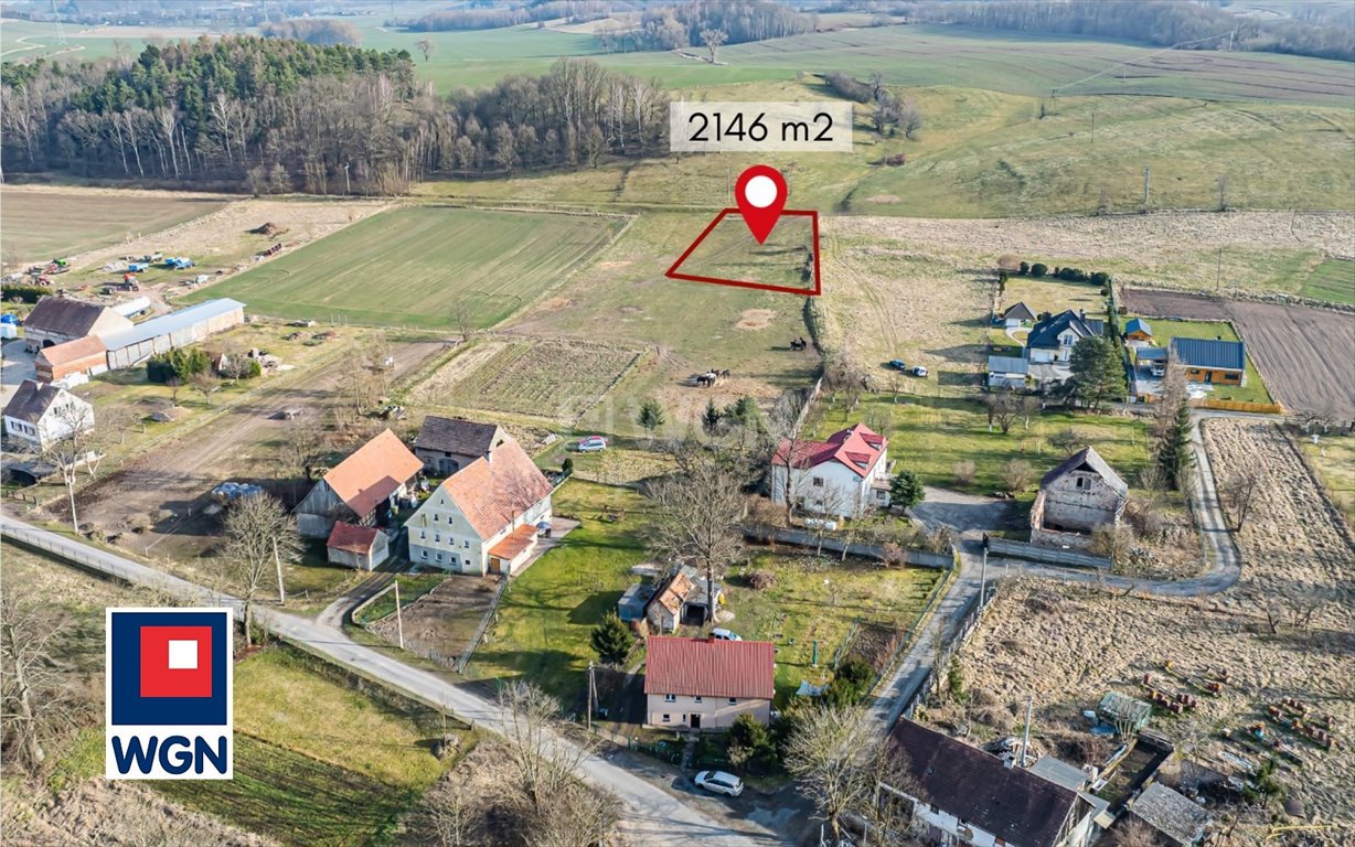 Działka budowlana 2146 m² pod dom i usługę w Płóczkach Płóczki Dolne, Centrum  2 146m2 Foto 1