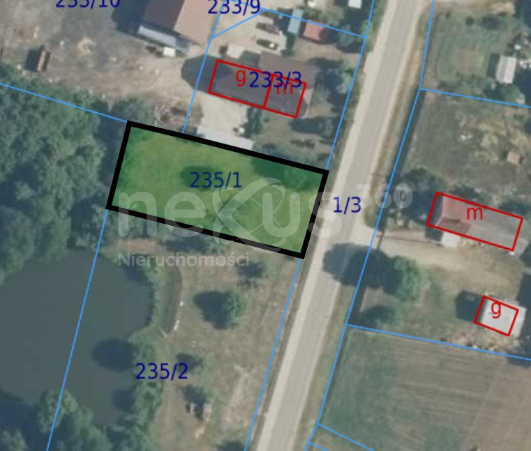 Działka usługowa w Ligocie Polska, 1116 m², blisko Oleśnicy Ligota Polska  1 116m2 Foto 1