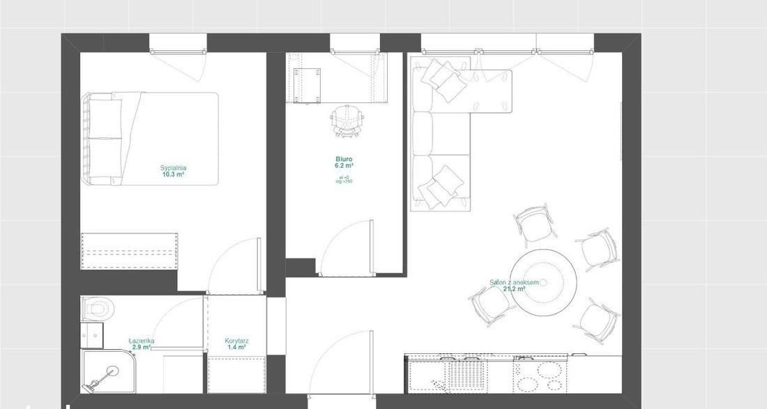 Mieszkanie trzypokojowe na sprzedaż Warszawa, Bielany Piaski, Aleja Władysława Reymonta  42m2 Foto 1