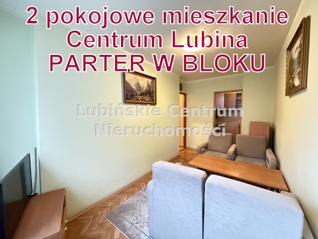 Mieszkanie dwupokojowe na sprzedaż Lubin, Centrum  28m2 Foto 1