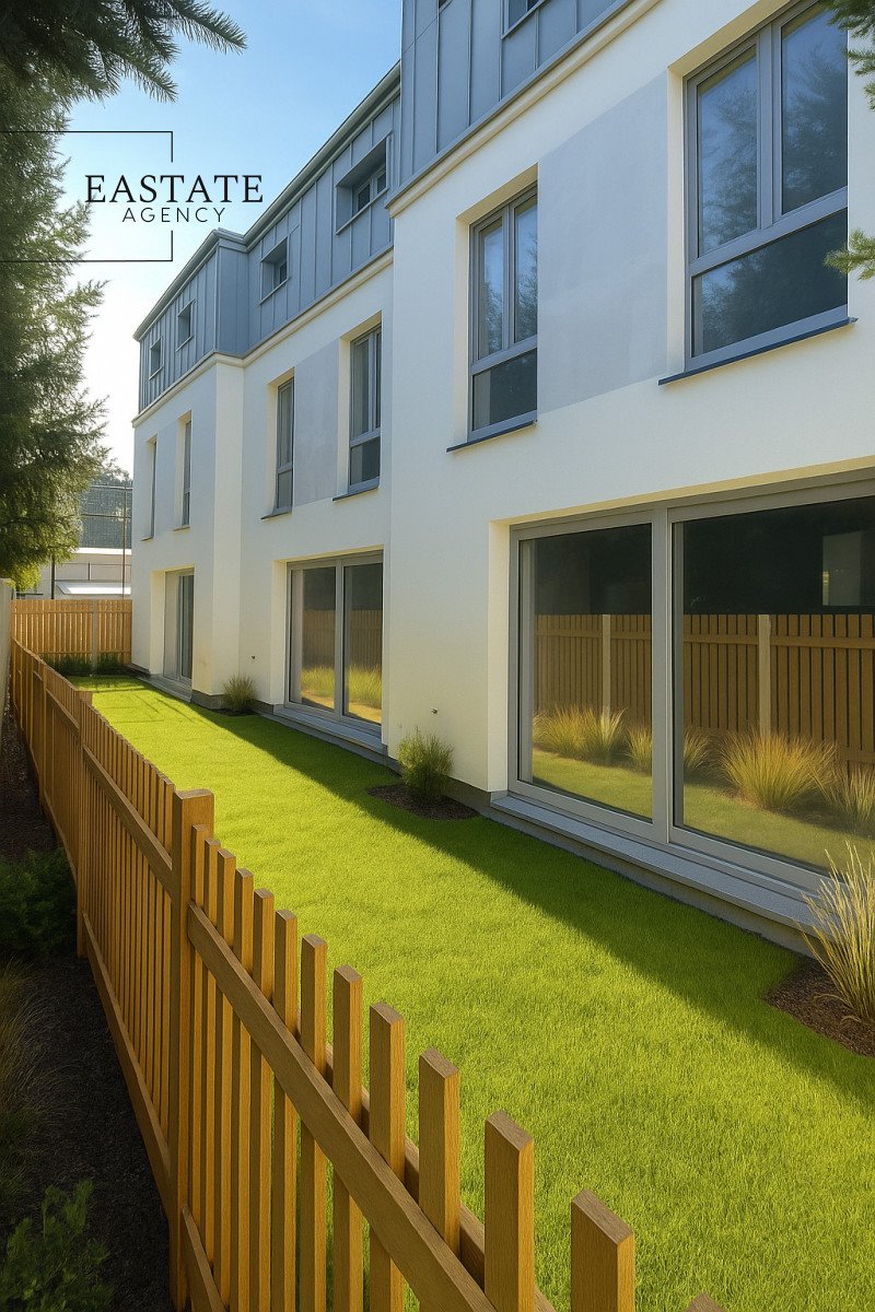 Nowoczesny segment narożny 139 m² z dużym ogrodem w Wawer Warszawa, Wawer Falenica  139m2 Foto 1