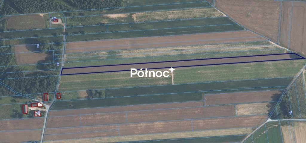 Działka 8 360 m² z planem pod zabudowę mieszkaniową i usługową Kamienica  8 360m2 Foto 1