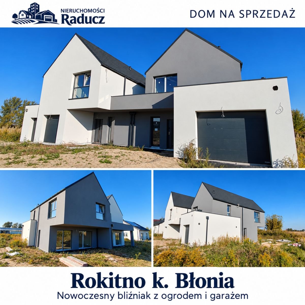 Na sprzedaż nowoczesny bliźniak 123 m² z dużym ogrodem Błonie  123m2 Foto 1