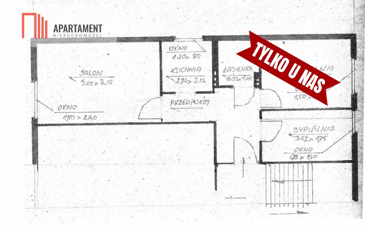 Mieszkanie trzypokojowe na sprzedaż Nakło nad Notecią  49m2 Foto 12