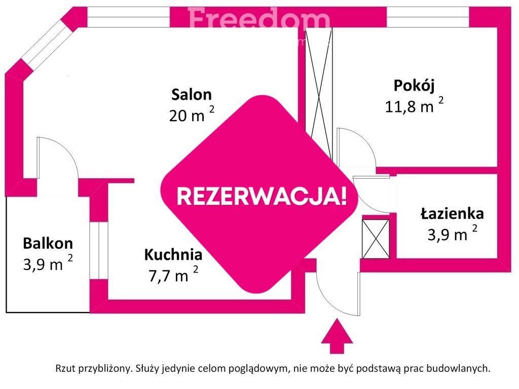 Mieszkanie dwupokojowe na sprzedaż Olsztyn, Edwarda Mroza  50m2 Foto 14