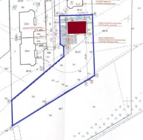 Działka budowlana na sprzedaż Stare Grochale  1 370m2 Foto 2