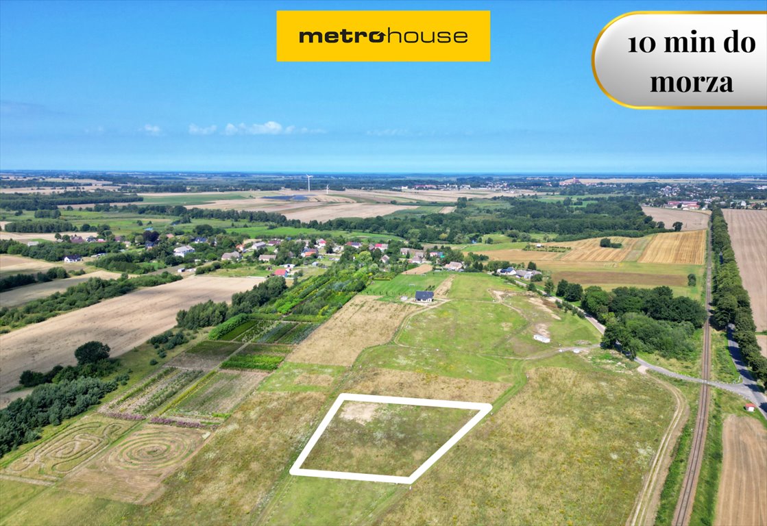 Działka budowlana 1595 m² z mediami, blisko morza i rzeki Gąbin  1 595m2 Foto 1