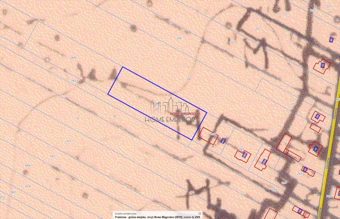 Działka 3000 m² pod rolnictwo w Nowym Wągrodnie - polecam! Nowe Wągrodno, Główna  3 000m2 Foto 1