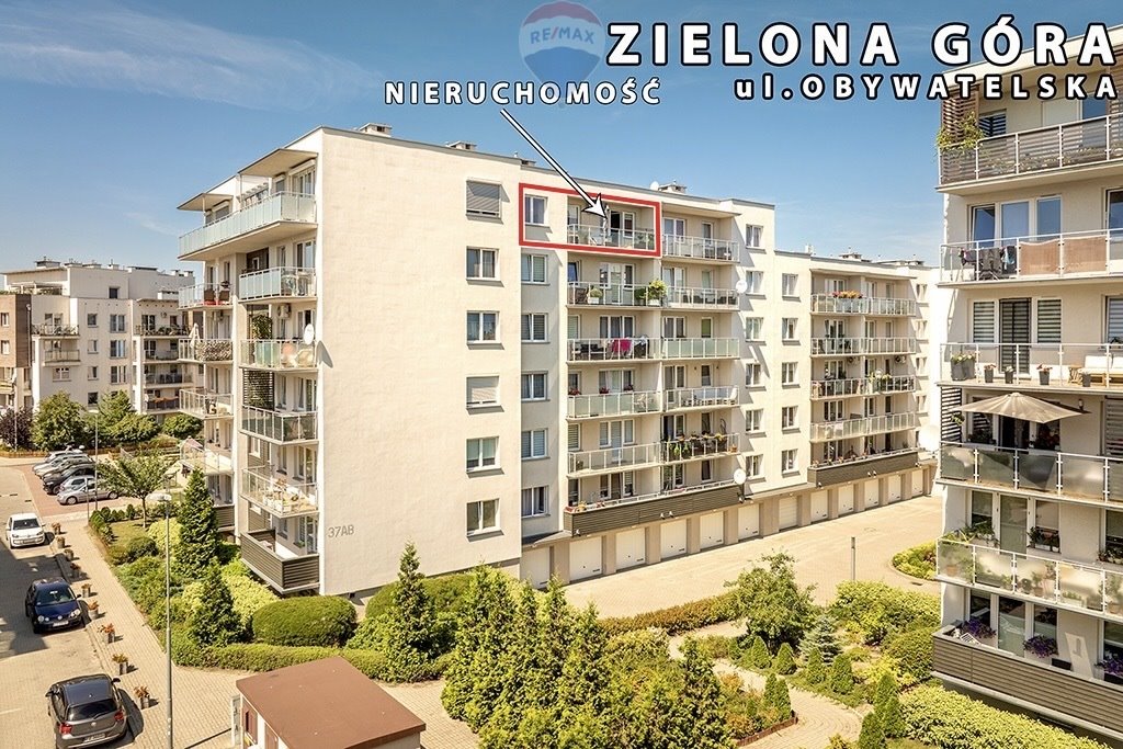 Mieszkanie dwupokojowe na sprzedaż Zielona Góra, Obywatelska  59m2 Foto 20