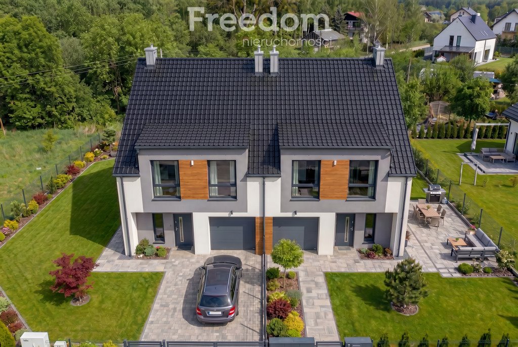 Do sprzedania nowoczesny bliźniak z garażem i dużym ogrodem Rokitnica, Sadowa  142m2 Foto 1