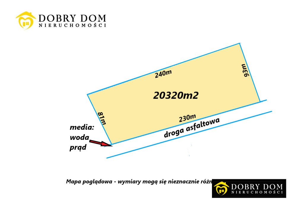 Działka inwestycyjna 20 320 m² z MPZP w Mońkach Mońki  20 320m2 Foto 1