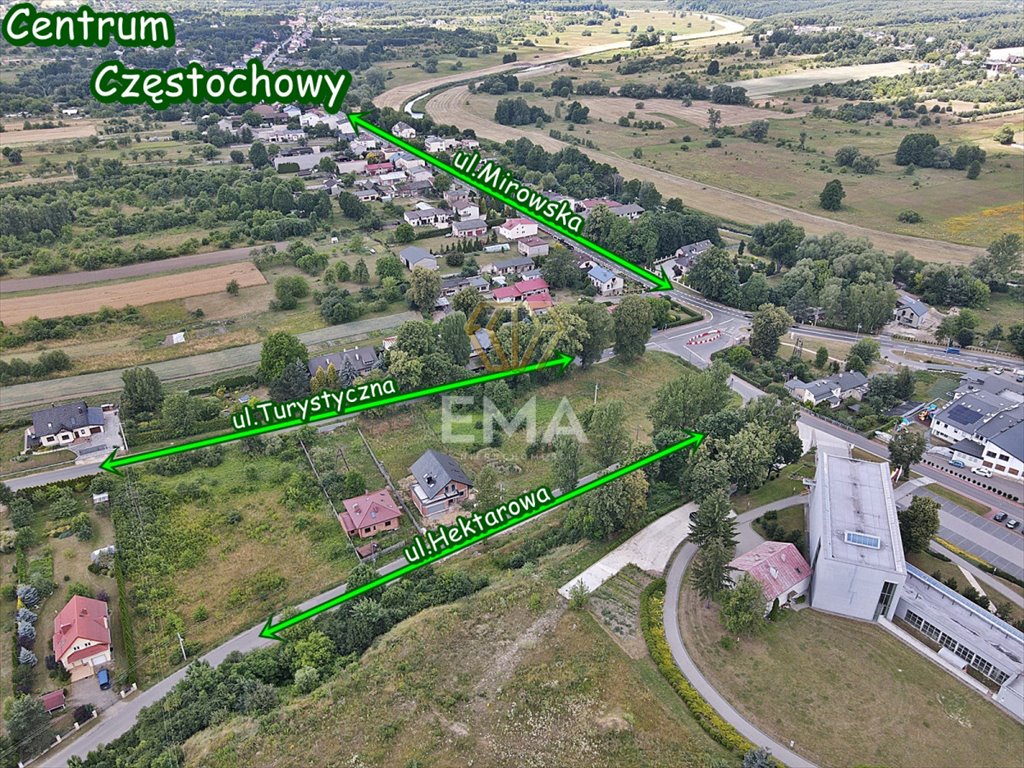 Działka budowlana na sprzedaż Częstochowa, Mirów, Hektarowa  1 067m2 Foto 4