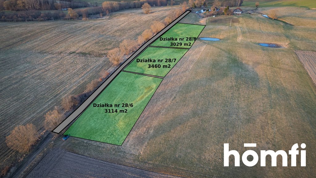 Działka 3029 m² z widokiem na jezioro i las. Redy  3 029m2 Foto 1