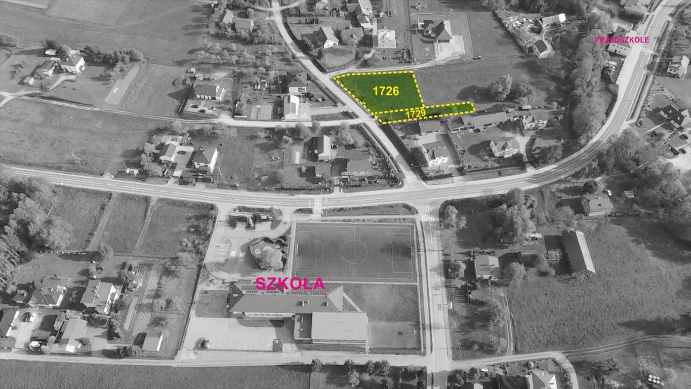 Działka w Krygu przy szkole i przedszkolu, 1647 m2 Lipinki  1 647m2 Foto 1