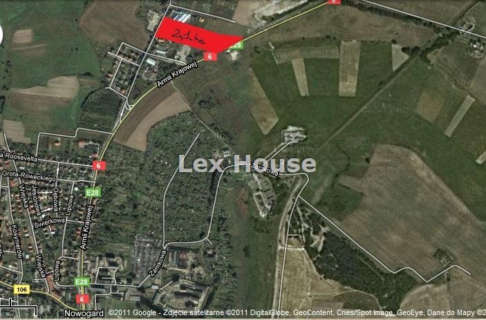 Działka inwestycyjna 2,2 ha z planem na stację paliw Nowogard  21 853m2 Foto 1