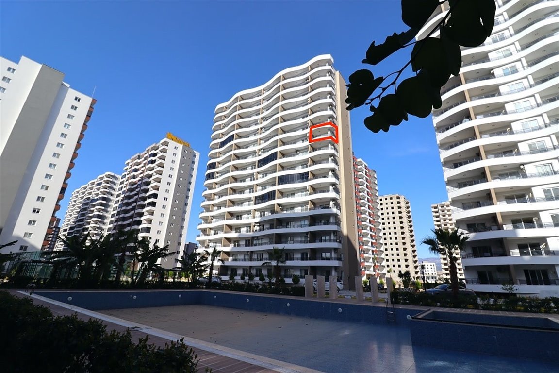 Nowoczesny 2-pokojowy apartament w Astra Towers, blisko plaży Turcja, Arpaçbahşiş, Arpaçbahşiş, Erdemli, Mersin  120m2 Foto 1