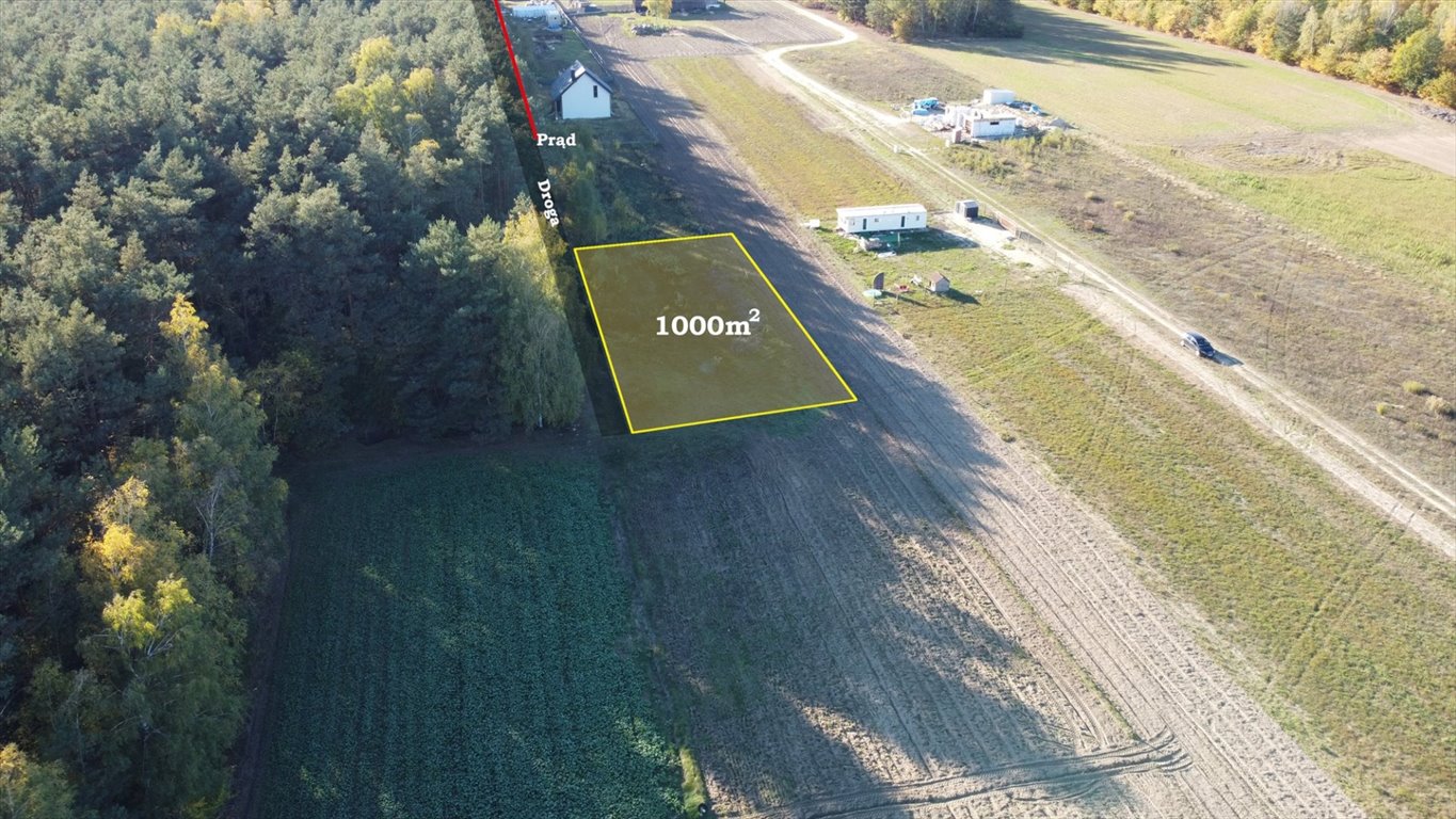 Do sprzedania działka pod zabudowę w cichej okolicy z mediami Nowa Wrona  1 000m2 Foto 1