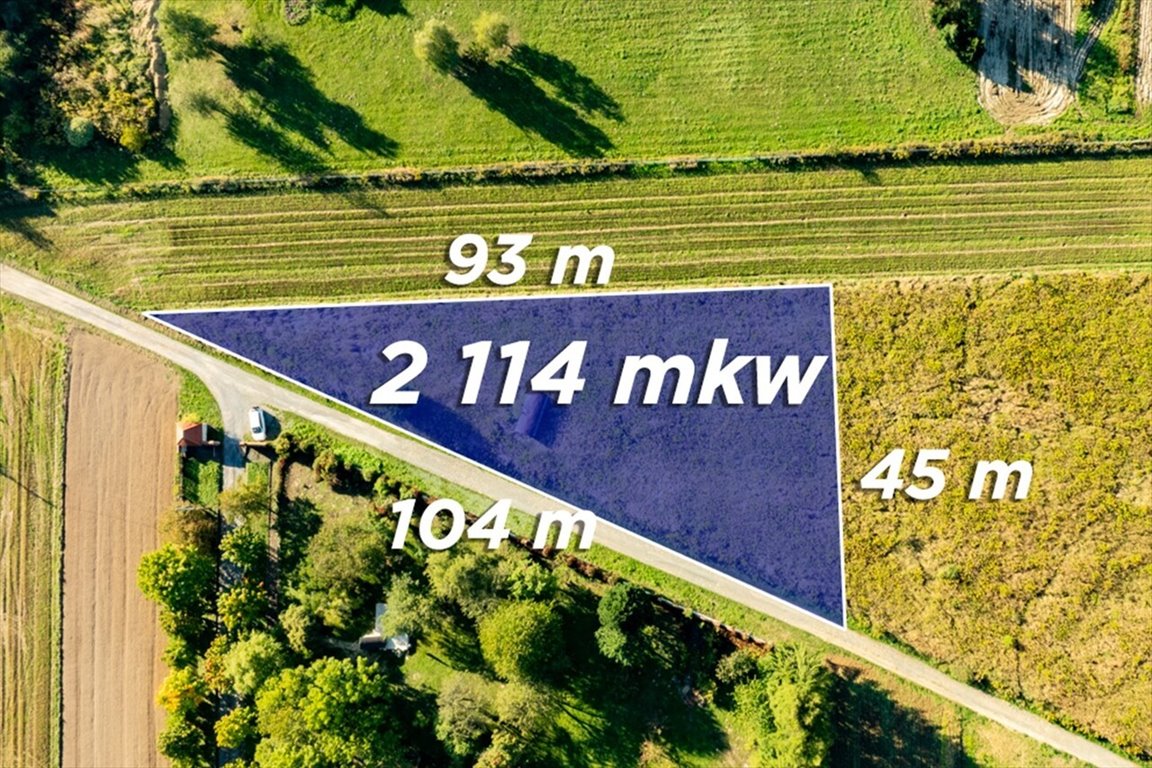 Działka 2112 m² w Skale – cisza, media, blisko Krakowa Krakowski  2 114m2 Foto 1
