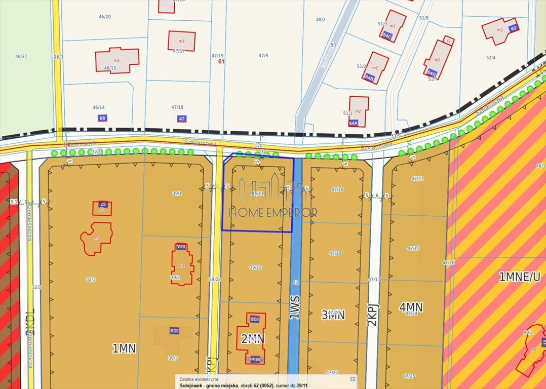 Działka 1602 m² w Sulejówku - media przy granicy Sulejówek, Ratajewo, Szklarniowa  1 602m2 Foto 1