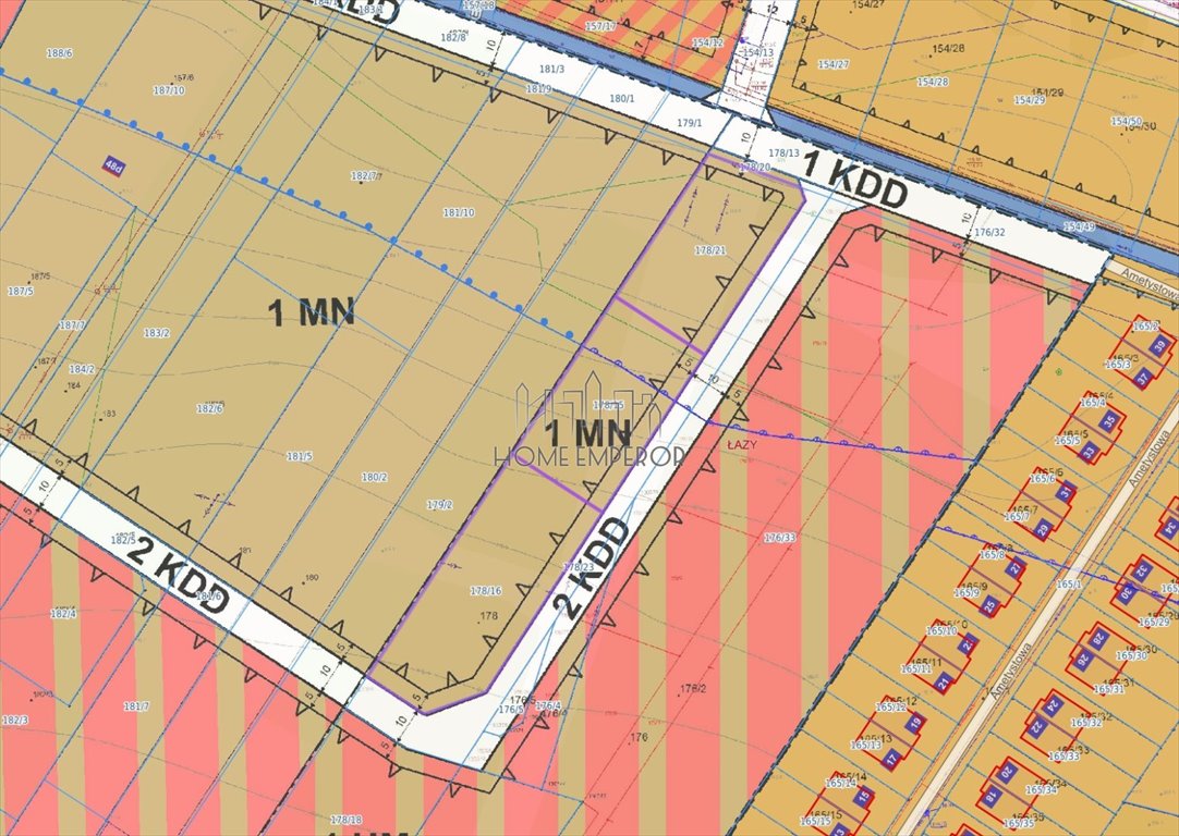 Sprzedam działki pod dom jednorodzinny z mediami i planem zagospodarowania Łazy, Łączności  1 358m2 Foto 1