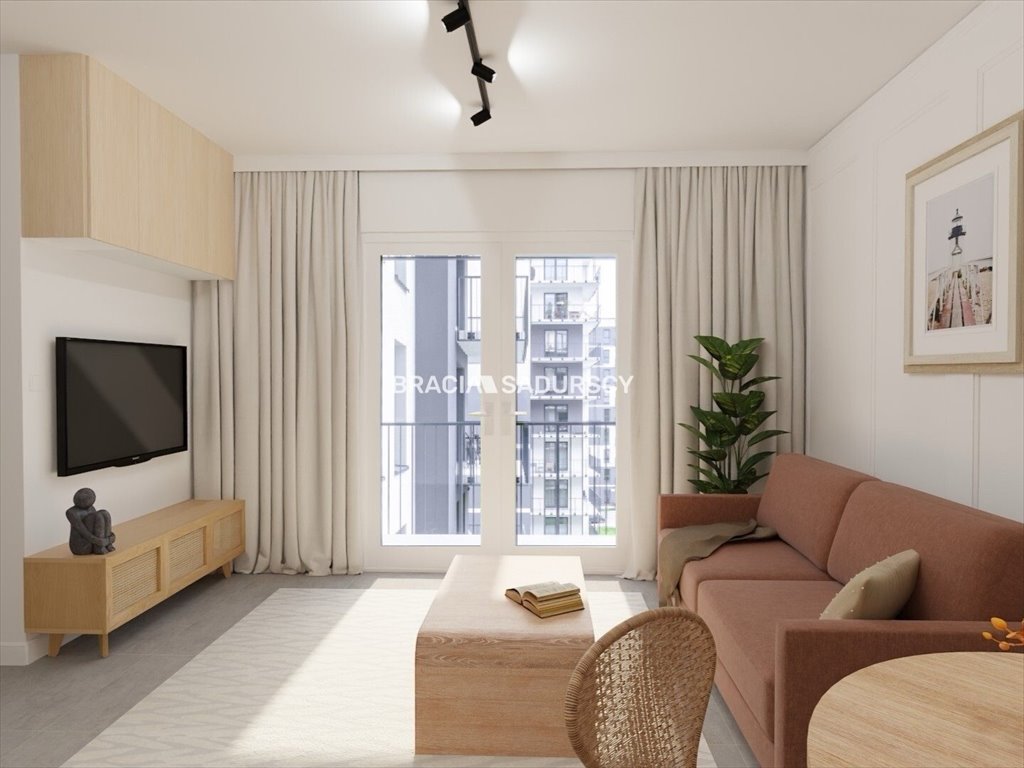 Nowe 2-pokojowe mieszkanie 42 m² z balkonem w Mistrzejowicach Kraków, Mistrzejowice, Powstańców  42m2 Foto 1