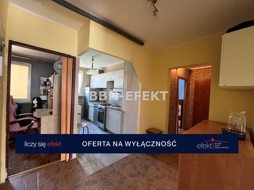 Mieszkanie trzypokojowe na sprzedaż Bielsko-Biała, Osiedle Złote Łany  50m2 Foto 4