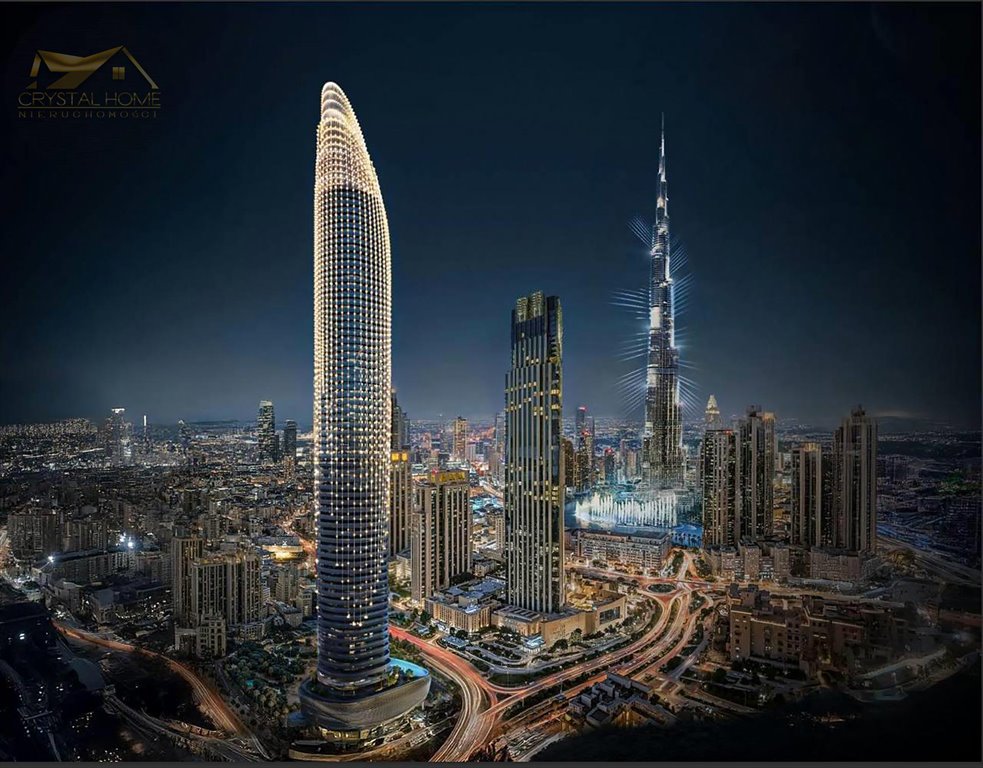 Luksusowe studio z prywatnym jacuzzi i panoramicznym widokiem Zjednoczone Emiraty Arabskie, Dubaj  47m2 Foto 1
