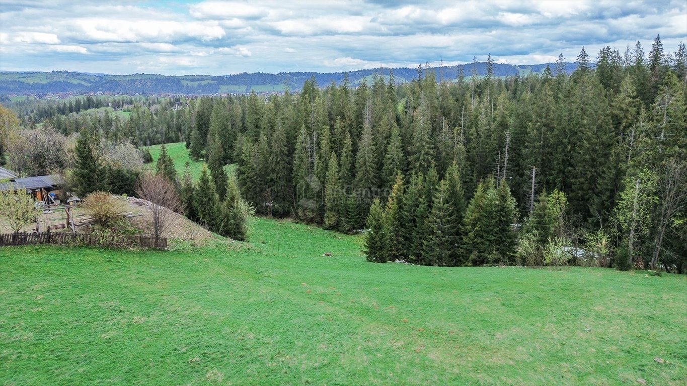 Działka 1486 m² z widokiem na Tatry, MPZP, las, potok Zakopane  1 486m2 Foto 1