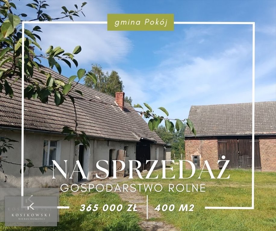 Gospodarstwo rolne 400 m² z dużą działką 3,76 ha polecam Namysłów, gmina Pokój  400m2 Foto 1