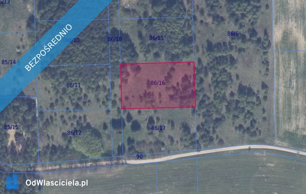 Działka 3007 m² w Granicznej Wsi – bez prowizji! Graniczna Wieś  3 007m2 Foto 1