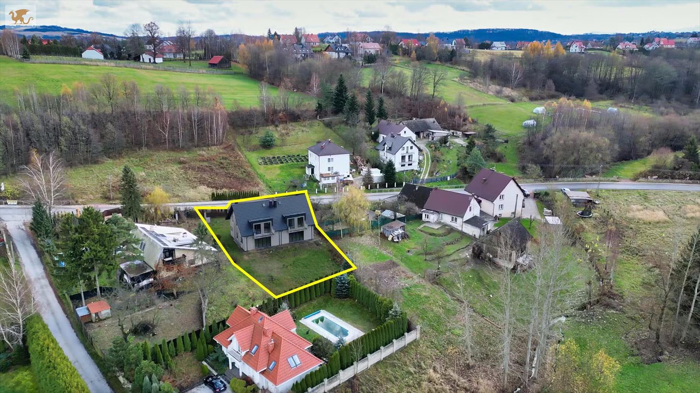 Nowoczesny bliźniak 130m2 z panoramicznym widokiem na naturę Janowice  130m2 Foto 1