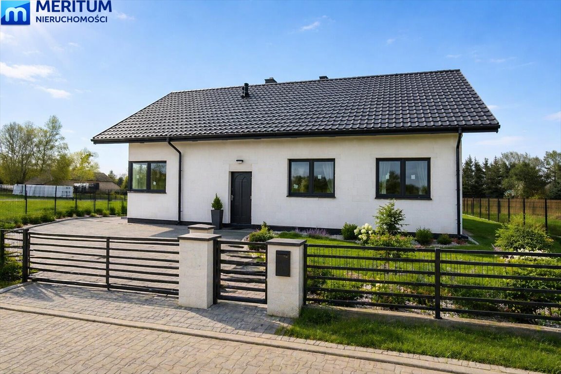 Nowoczesny dom w stanie surowym zamkniętym, 1230 m2 działki Żabia Wola  96m2 Foto 1