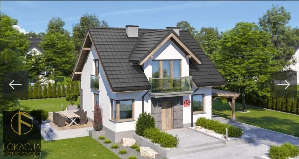 Dom w Puszczy Kaliskiej, 120 m2, surowy, gotowy do odbioru Pieczyska  120m2 Foto 1