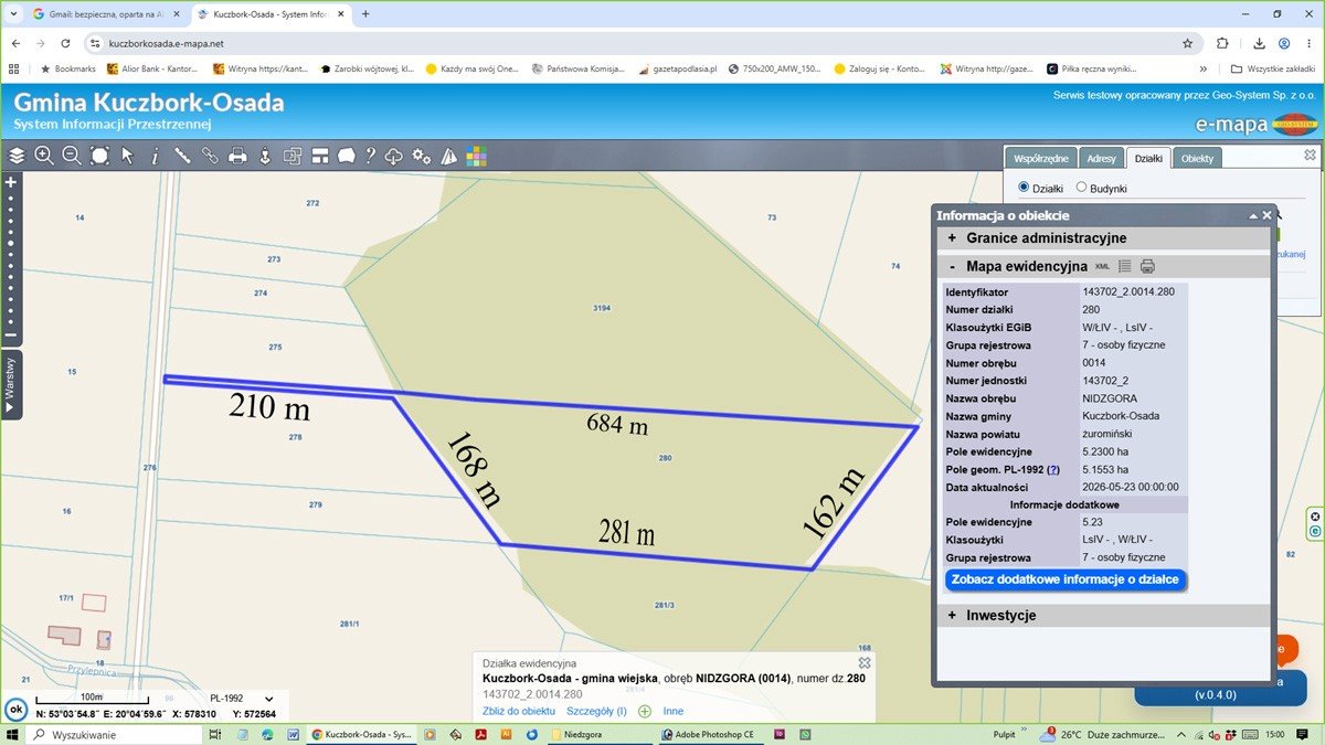Sprzedam las 52 300 m² w Nidzgora, gęsty i nieprzecinany Nidzgora  52 300m2 Foto 1