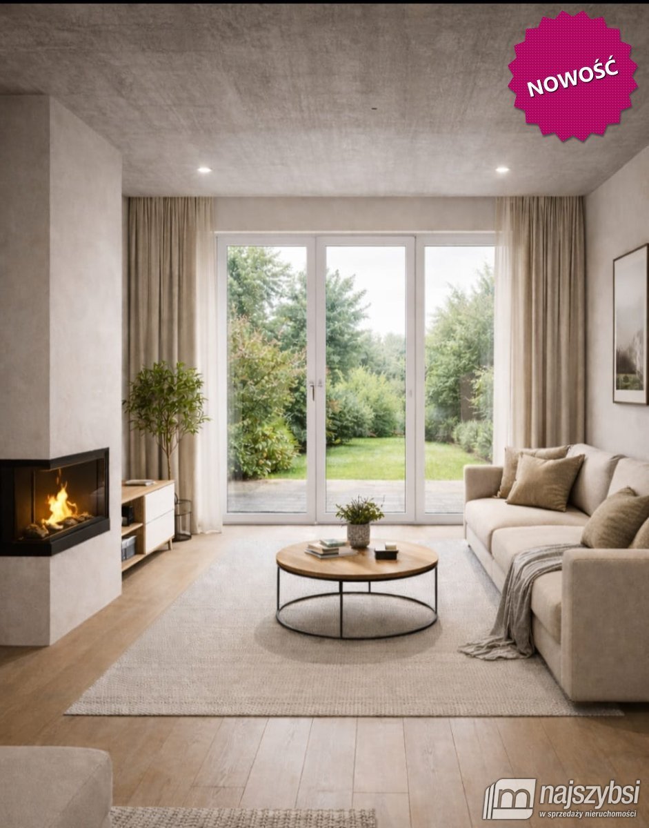 Nowoczesny dom 4 pok. z tarasem i lasem w sąsiedztwie Kliniska Wielkie  98m2 Foto 1