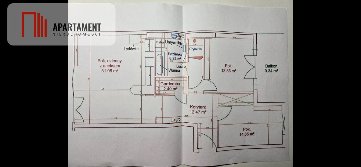 Mieszkanie trzypokojowe na sprzedaż Bydgoszcz  82m2 Foto 9