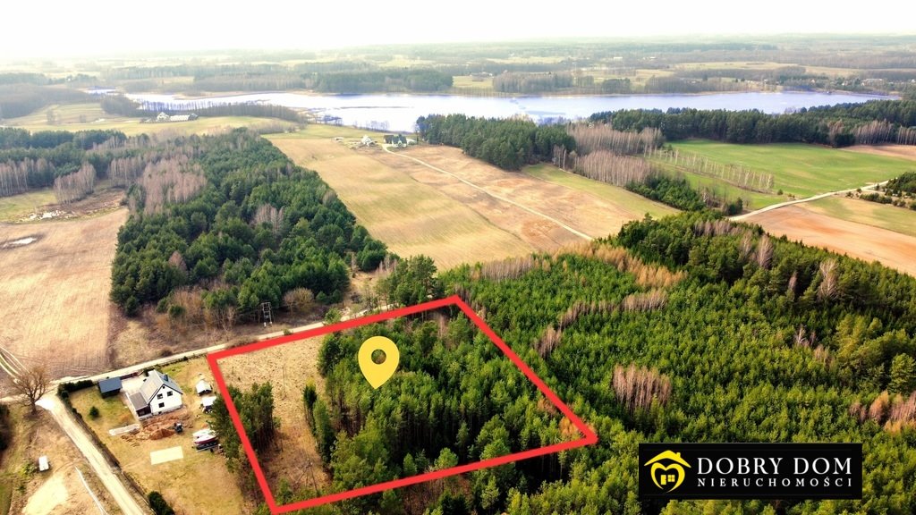 Działka 5390 m² pod dom wśród lasów i jezior Aleksandrowo  5 390m2 Foto 1