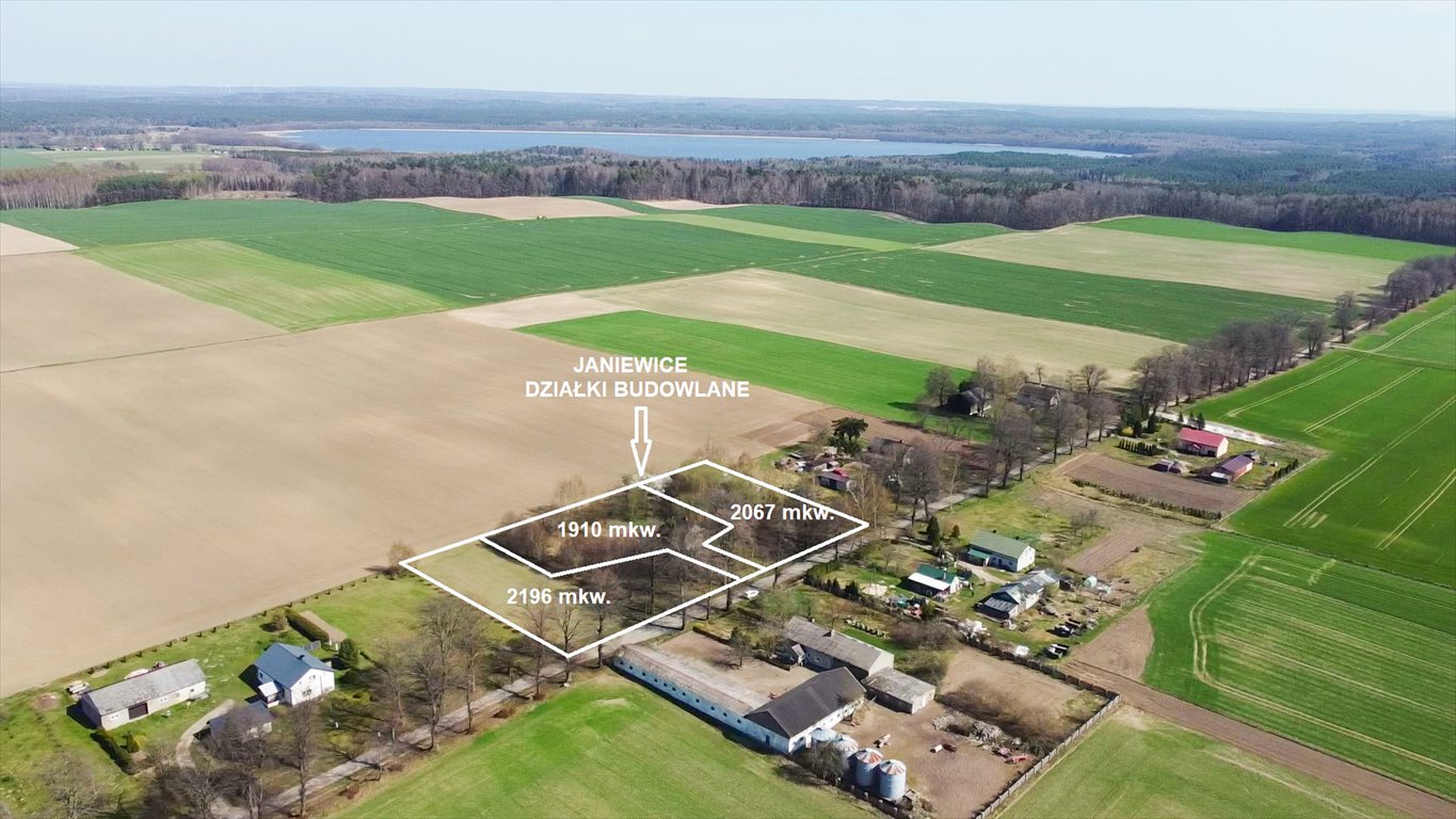 Działka budowlana 2196 m2 z możliwością usług i turystyki Janiewice  2 196m2 Foto 1