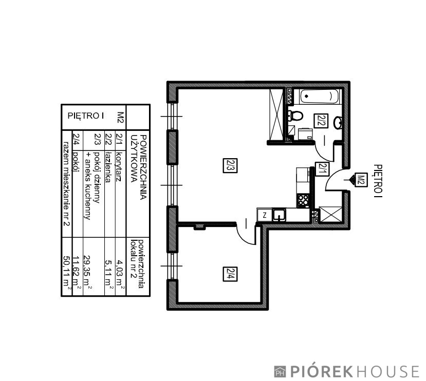 Nowe 2-pokojowe mieszkanie w Markach, 50 m², od dewelopera Marki, Królowej Jadwigi  50m2 Foto 1