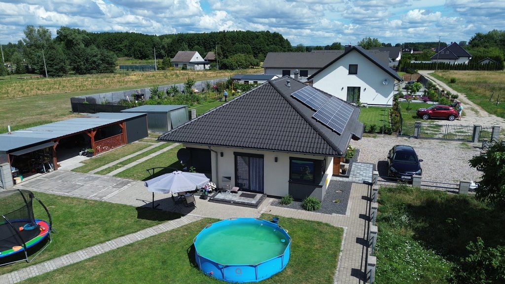 Na sprzedaż nowoczesny dom 74 m² z niezależnym budynkiem w Deszcznie Deszczno  74m2 Foto 1