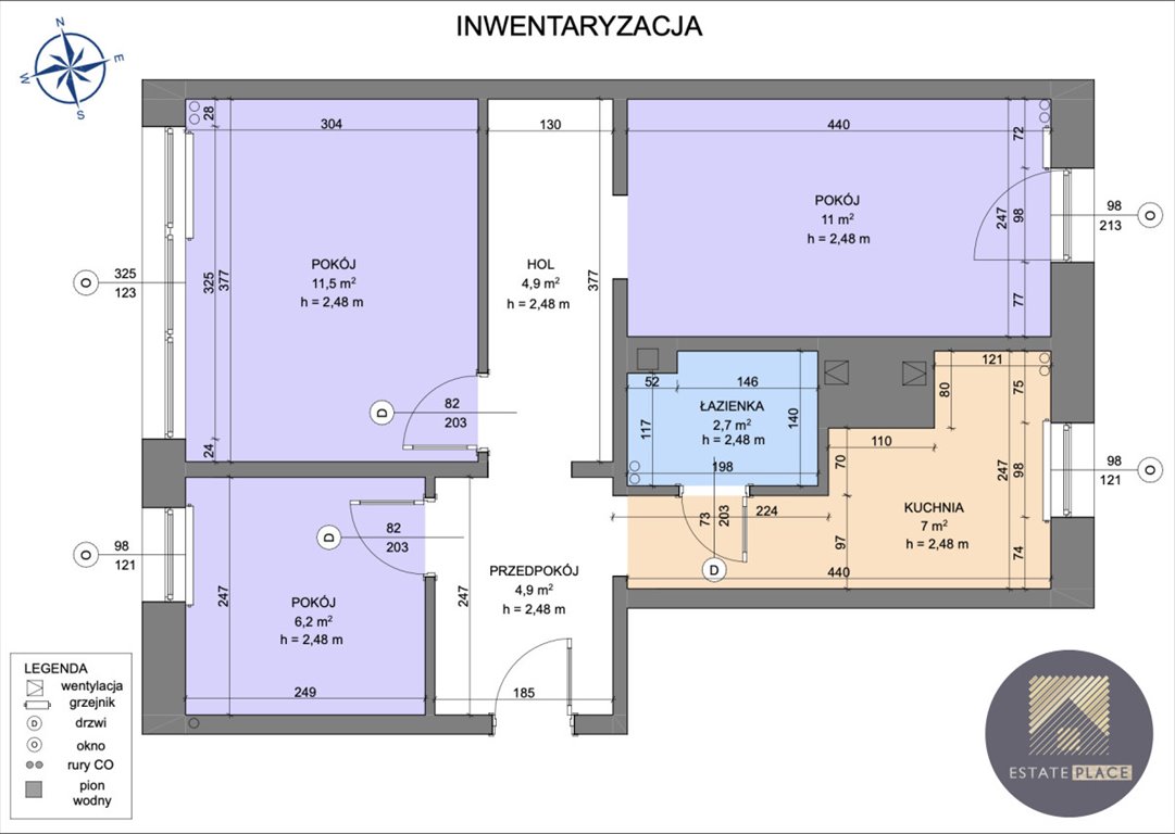 Mieszkanie trzypokojowe na sprzedaż Warszawa, Włochy, Aleja Dwudziestolatków  49m2 Foto 10