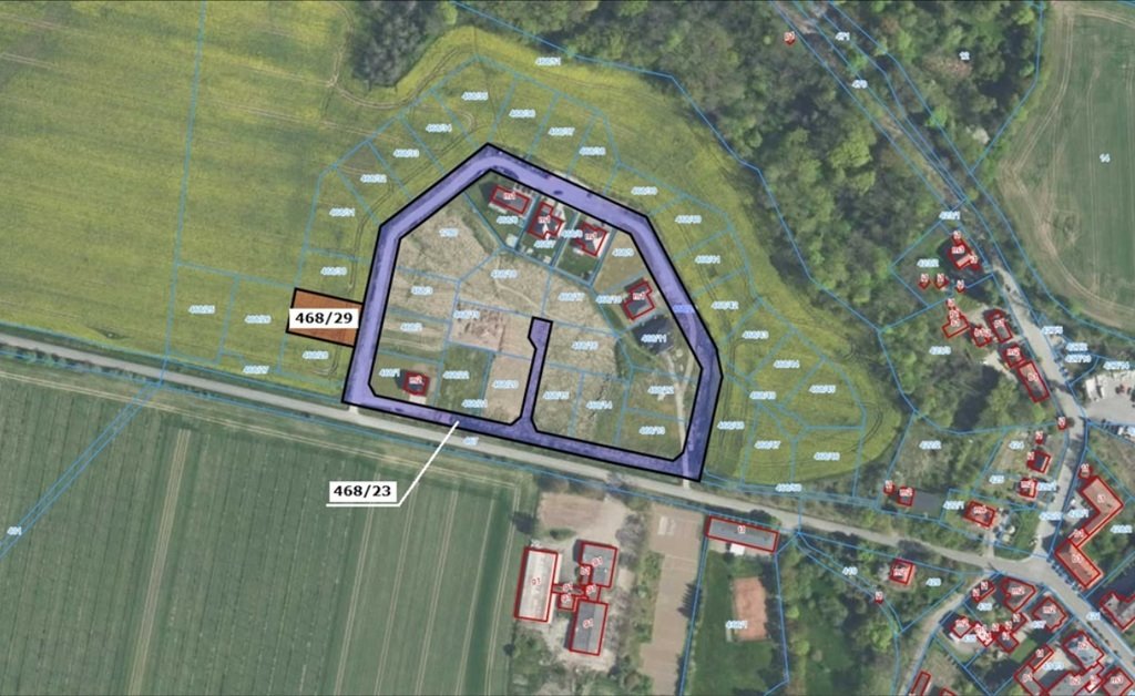 Działka pod zabudowę jednorodzinną w Paczkowie, 1072 m² Paczków  1 072m2 Foto 1