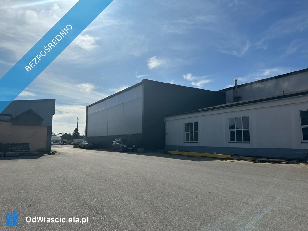 Hale produkcyjne 690 m² z suwnicą i infrastrukturą Twierdza, Twierdza  690m2 Foto 1