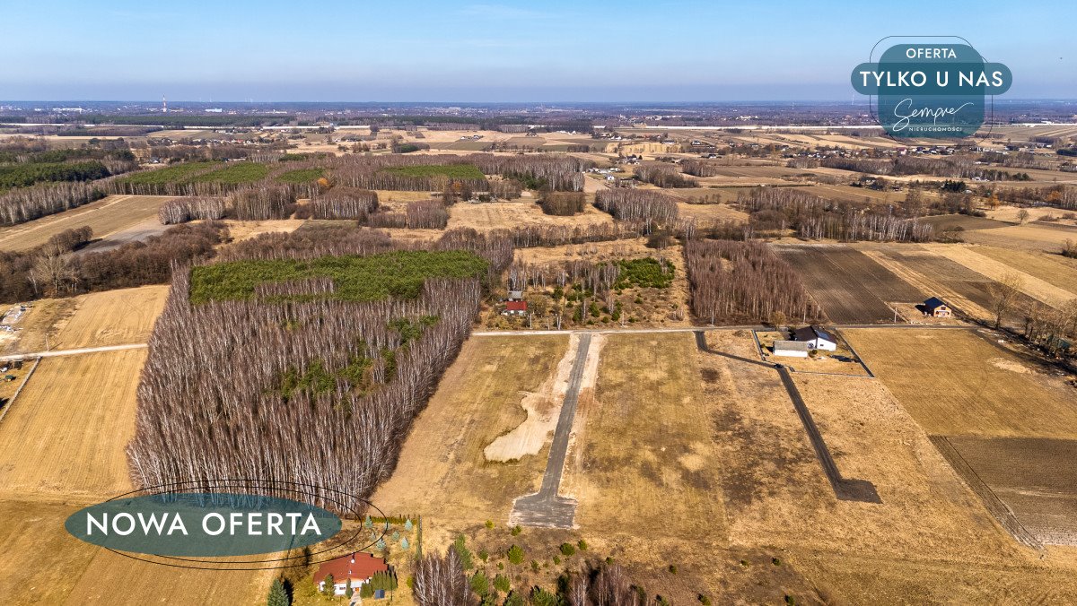 Działki budowlane w Rojkowie, od 88 zł/m², blisko Zduńskiej Woli Rojków  1 350m2 Foto 1