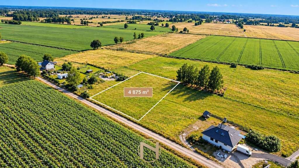 Polecam działkę 4200 m² w Łagodzinie - spokojna okolica z mediami Łagodzin  4 200m2 Foto 1