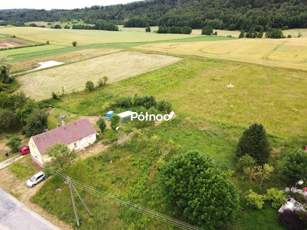 Działka budowlana 1215 m² z mediami w Skorzynicach Skorzynice  1 215m2 Foto 1