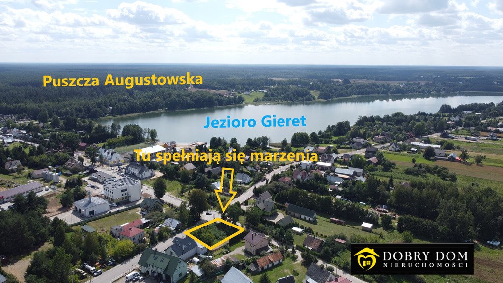 Do sprzedania działka 843 m² z mediami blisko jezior i natury Sejny  843m2 Foto 1