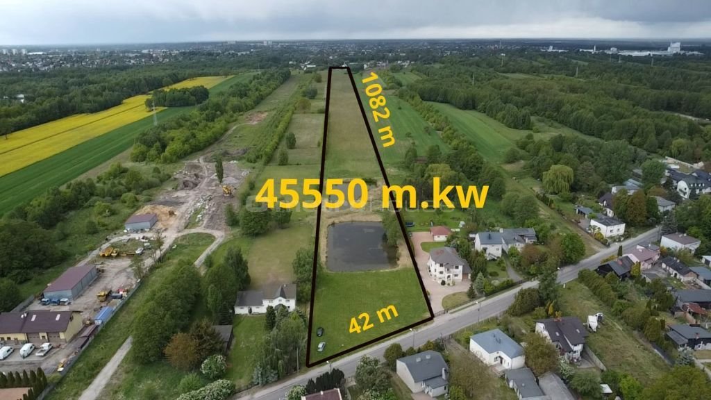 Działka 4,55 ha z stawami i możliwością inwestycji Nowe Łagiewniki, Smardzewska  45 500m2 Foto 1